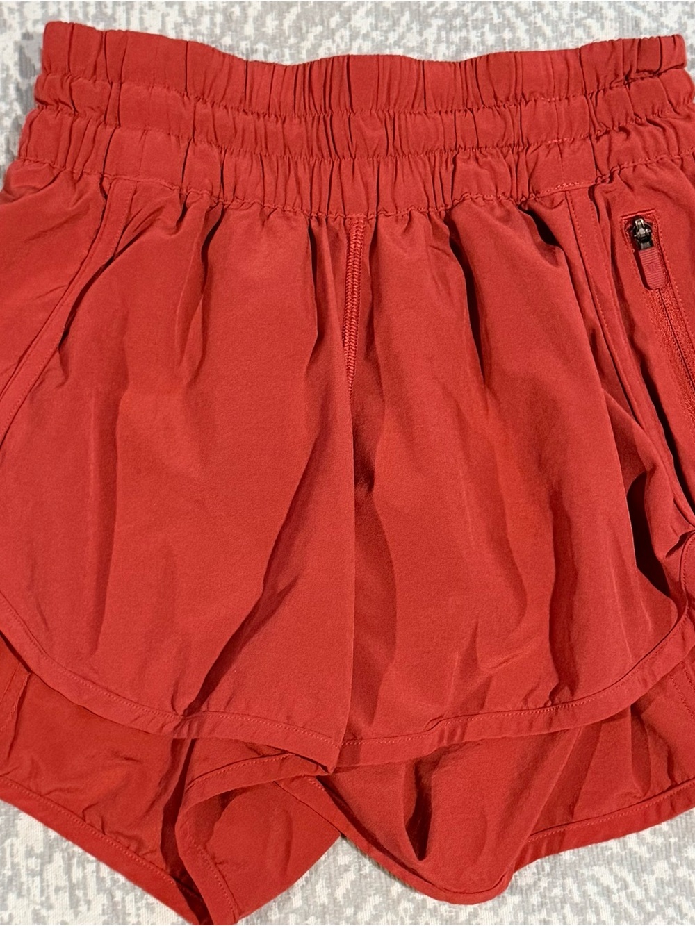 Lululemon /// Women’s Track That High-Rise Lined Short 3" - Autumn Rust - Size 2 - Picture 7 of 13